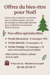 Offre bien-être pour Noel