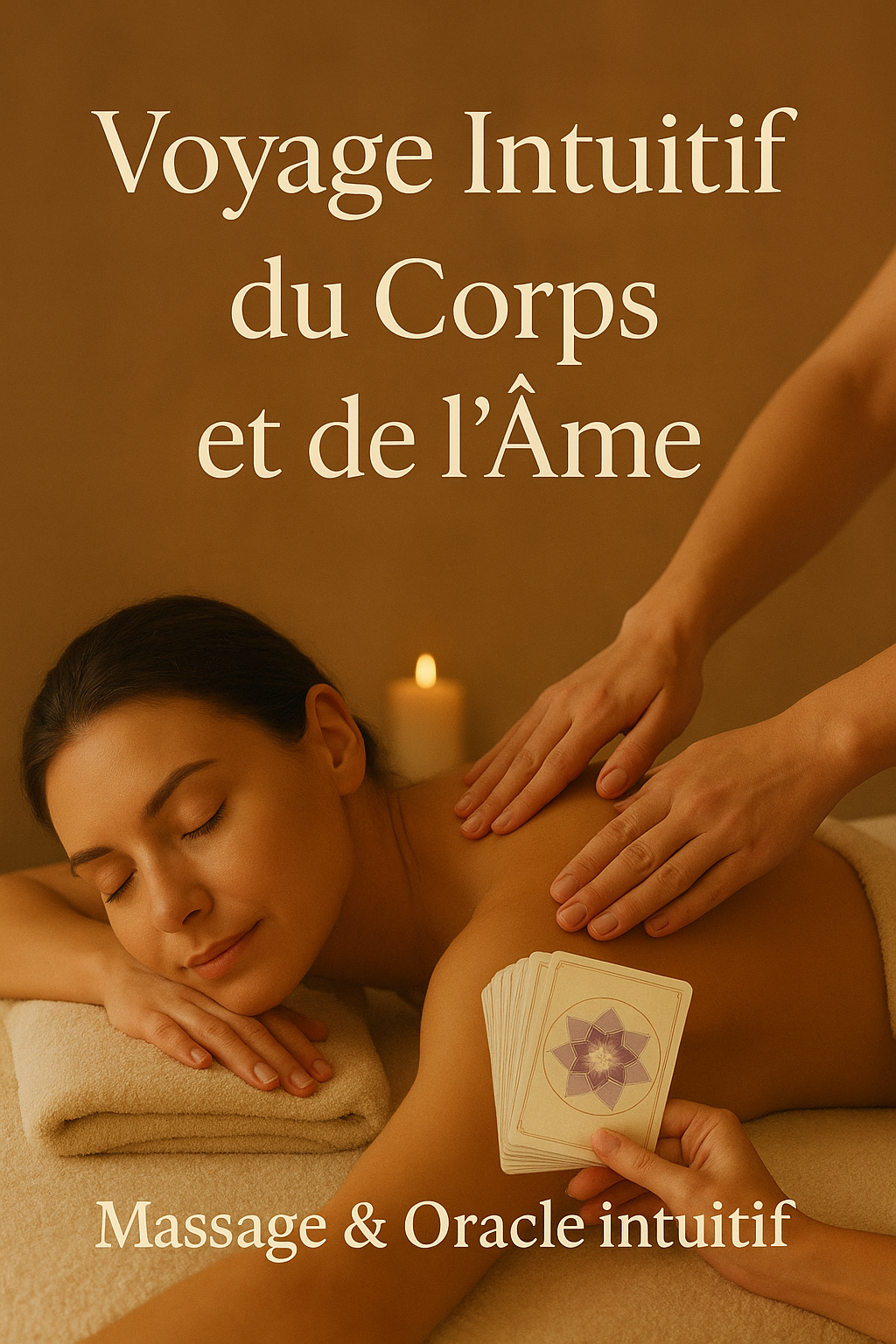 Voyage Intuitif du Corps et de l'Ame Massage et Oracle intuitif Rituel A Fleur d'Ame